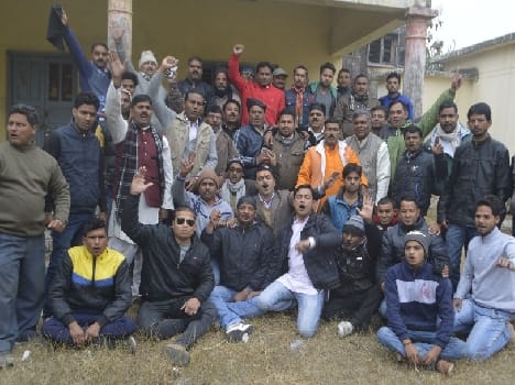 BJP members arrested late in the evening left